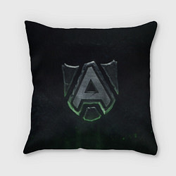 Подушка квадратная Альянс лого, цвет: 3D-принт