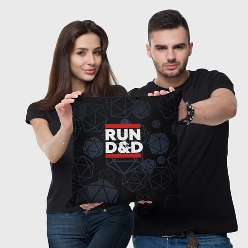Подушка квадратная Подземелья и драконы dnd / 3D-принт – фото 3