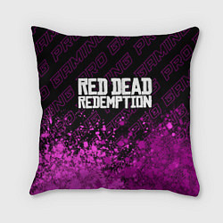 Подушка квадратная Red Dead Redemption pro gaming: символ сверху, цвет: 3D-принт