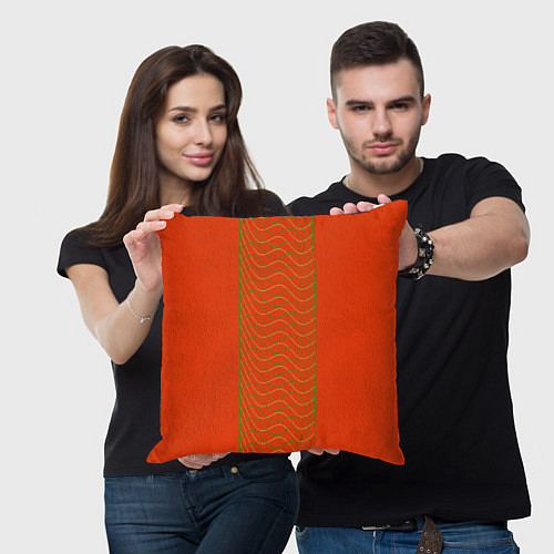 Подушка квадратная Сицилийский апельсин / 3D-принт – фото 3