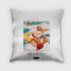 Подушка квадратная Ньюки - Англия, цвет: 3D-принт
