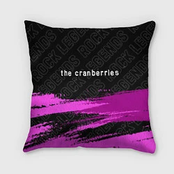 Подушка квадратная The Cranberries rock legends: символ сверху, цвет: 3D-принт