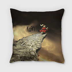 Подушка квадратная Korn обложка альбома Follow the Leader, цвет: 3D-принт