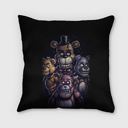 Подушка квадратная Five Nights at Freddys, цвет: 3D-принт