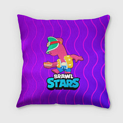 Подушка квадратная Doug Brawl Stars, цвет: 3D-принт