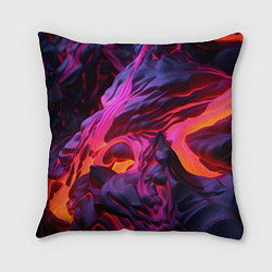 Подушка квадратная Вулкан Стиля, цвет: 3D-принт