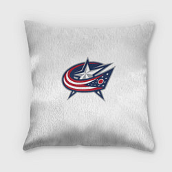 Подушка квадратная Columbus blue jackets - Sergey Bobrovsky, цвет: 3D-принт