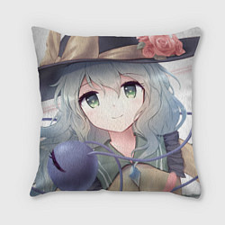 Подушка квадратная Touhou Project Улыбающаяся Койши Комейдзи