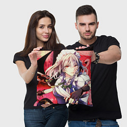 Подушка квадратная Touhou Project Сакуя Izayoi, цвет: 3D-принт — фото 2