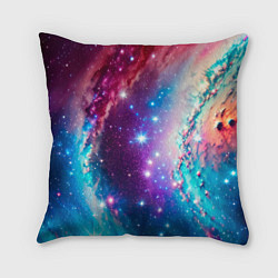 Подушка квадратная Удивительная вселенная, цвет: 3D-принт