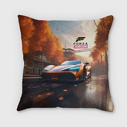 Подушка квадратная Forza Horison осенний пейзаж, цвет: 3D-принт