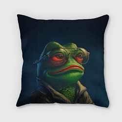 Подушка квадратная Pepe frog, цвет: 3D-принт