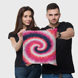 Подушка квадратная Tie-Dye дизайн, цвет: 3D-принт — фото 2