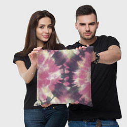 Подушка квадратная Tie-Dye дизайн, цвет: 3D-принт — фото 2