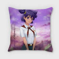 Подушка квадратная Бесконечное лето Лена, цвет: 3D-принт