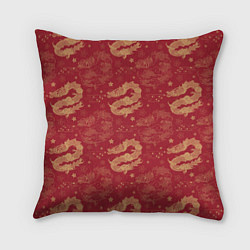 Подушка квадратная The chinese dragon pattern, цвет: 3D-принт