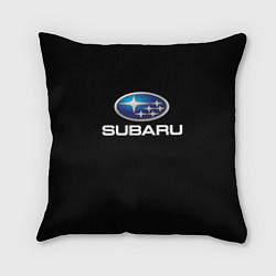 Подушка квадратная Subaru sport auto car, цвет: 3D-принт