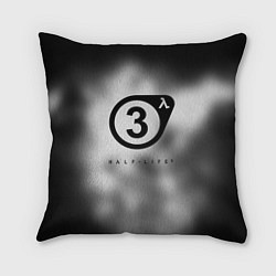 Подушка квадратная Half life 3 black, цвет: 3D-принт
