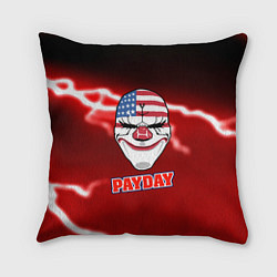 Подушка квадратная Pay day storm, цвет: 3D-принт