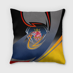 Подушка квадратная Scania логотип, цвет: 3D-принт