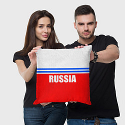 Подушка квадратная Russia - classic, цвет: 3D-принт — фото 2
