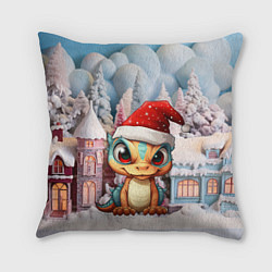 Подушка квадратная Маленький дракончик 2024 год