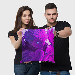 Подушка квадратная Годжо произносит заклинание, цвет: 3D-принт — фото 2