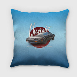 Подушка квадратная Американский маслкар Chevrolet Camaro третьего пок