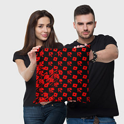 Подушка квадратная Roblox краски гейм мобайл, цвет: 3D-принт — фото 2