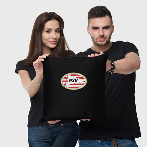 Подушка квадратная PSV fc club / 3D-принт – фото 3
