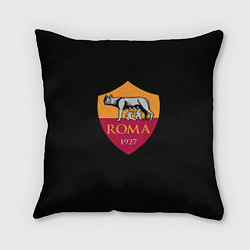 Подушка квадратная Roma fc club sport, цвет: 3D-принт