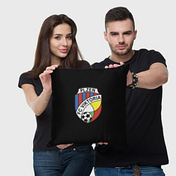 Подушка квадратная Viktoria fc club, цвет: 3D-принт — фото 2