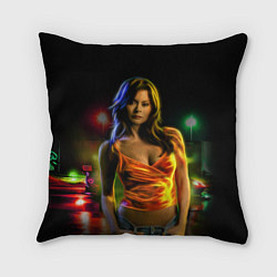 Подушка квадратная Need for Speed - Последний круг, цвет: 3D-принт