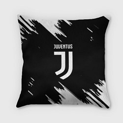 Подушка квадратная Juventus краски текстура, цвет: 3D-принт