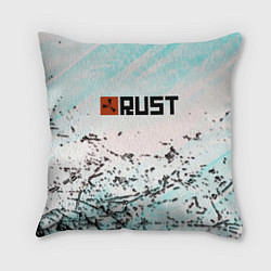 Подушка квадратная Rust game текстура, цвет: 3D-принт