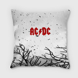 Подушка квадратная AC DC steel bend, цвет: 3D-принт