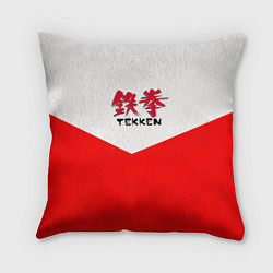 Подушка квадратная Tekken текстура файтинг япония, цвет: 3D-принт
