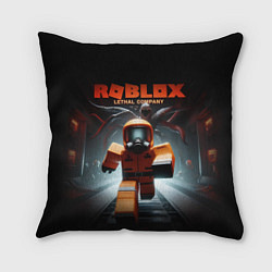 Подушка квадратная Lethal company Roblox, цвет: 3D-принт