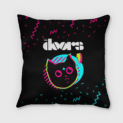 Подушка квадратная The Doors - rock star cat, цвет: 3D-принт