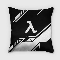 Подушка квадратная Half life текстура геометрия
