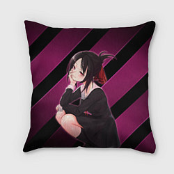 Подушка квадратная Кагуя из Kaguya sama wa Kokurasetai, цвет: 3D-принт