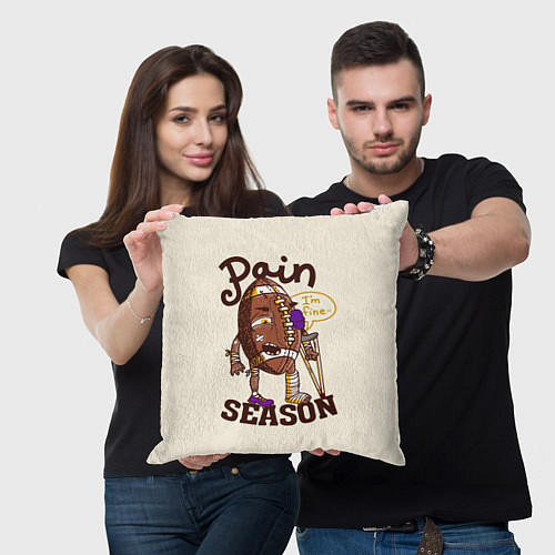 Подушка квадратная Сезон боли / 3D-принт – фото 3