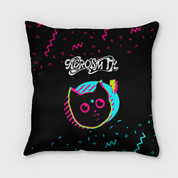 Подушка квадратная Aerosmith - rock star cat, цвет: 3D-принт
