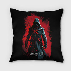 Подушка квадратная Assassins creed выход из темноты, цвет: 3D-принт