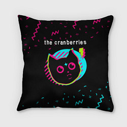 Подушка квадратная The Cranberries - rock star cat, цвет: 3D-принт