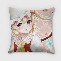 Подушка квадратная Touhou Project Flandre милая улыбка сердечко