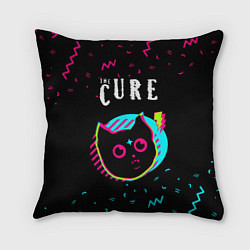 Подушка квадратная The Cure - rock star cat, цвет: 3D-принт