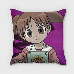 Подушка квадратная Azumanga Daioh Тиё Михама, цвет: 3D-принт