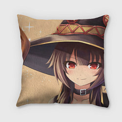 Подушка квадратная Konosuba Мэгумин cute, цвет: 3D-принт