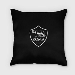 Подушка квадратная Roma sport fc club, цвет: 3D-принт